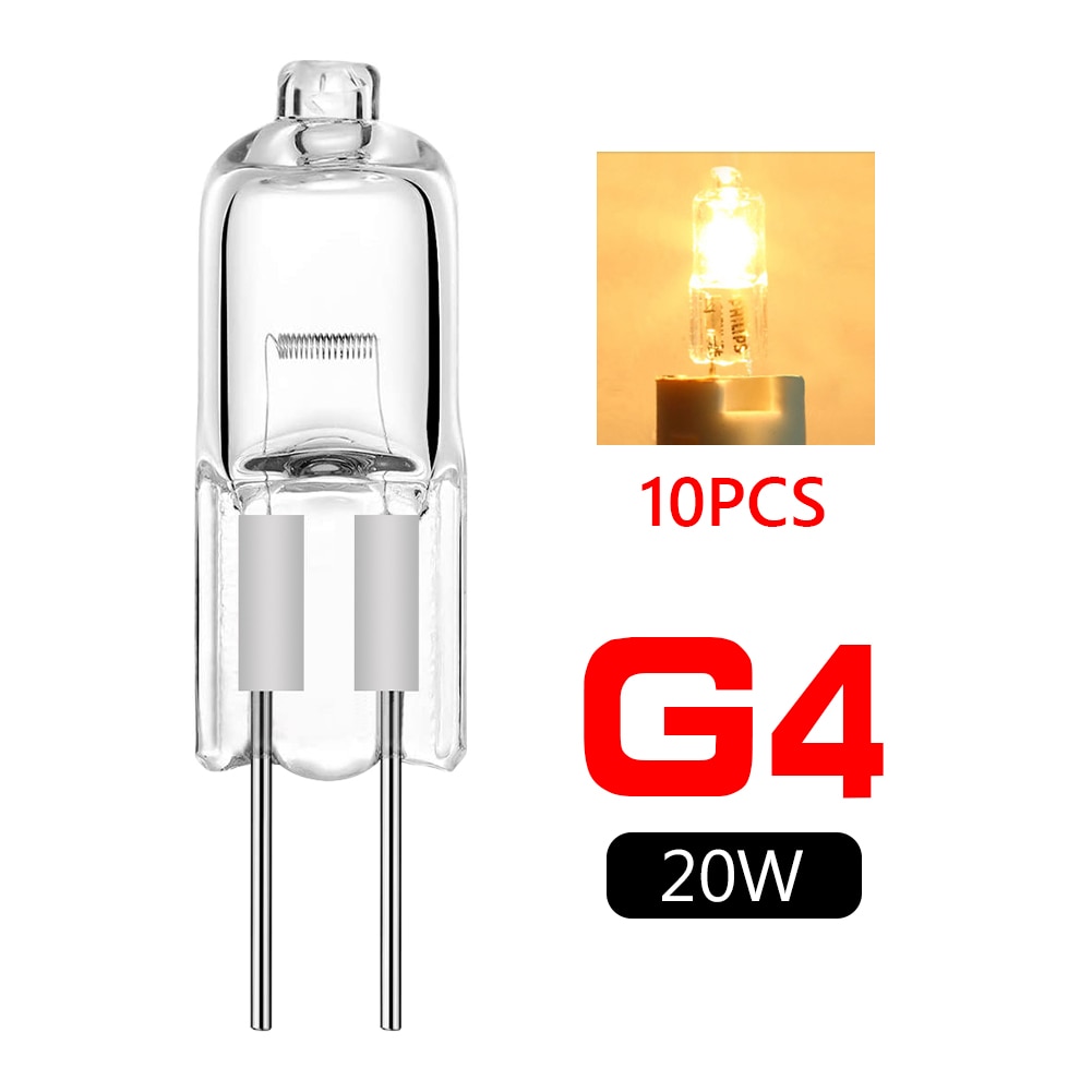 Whole Halogen Lamps G4 Base 20W 12V Energy Saving Tungsten Halogen JC Type Light Bulb Lamp